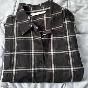 NWT Zara Cropped Plaid Top
